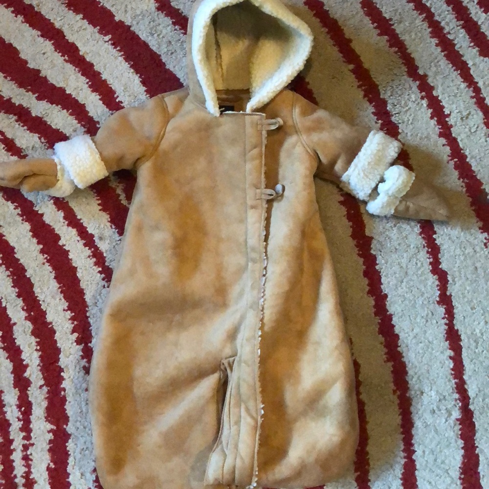 Winter shearling look winter coat/sack